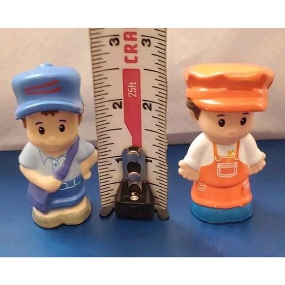 Fisher-Price Little People Mailman Train Engineer Replacement Action Figures - Picture 9 of 9